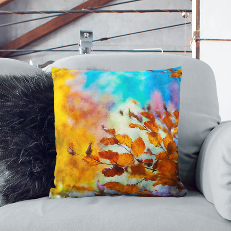 Square Throw Cushion, 40cm H x 40cm W x 15cm D