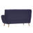 Natea Fabric 61.6'' Reception Loveseat-18938988