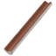 Antic Special 6" x 0.75" Glossy Ceramic Pencil Liner Tile Trim in Milk White