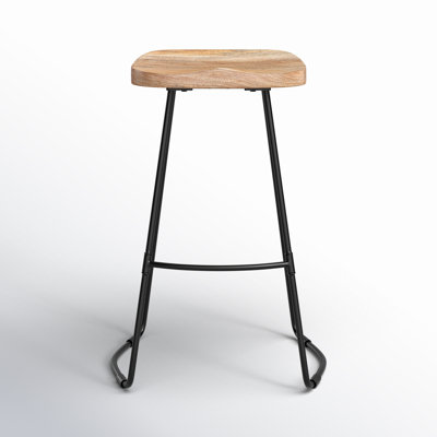 Geonna Solid Wood Bar & Counter Stool