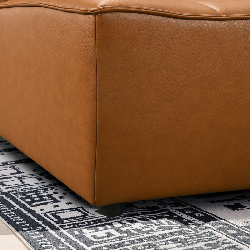 Canapé modulaire de coin avec repose-pieds Selen Comfy & Chic