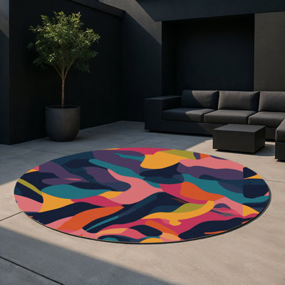 Tapis intérieur et extérieur Plasma Trails
