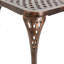 Table d'extérieur noire