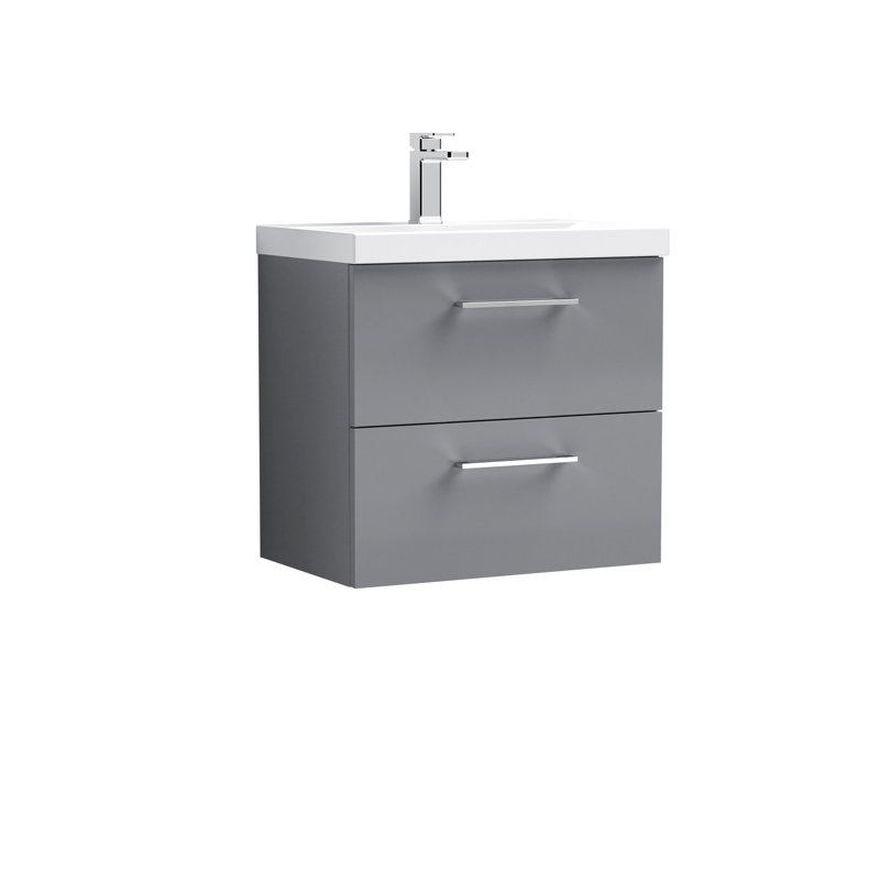 Arno 610mm Single Bathroom Vanity with Integrated Vitreous China Basin