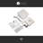 Rift Collection Shower Trim Only: 7" Square Rain Shower Head, Handle Set, & Rough-in Valve Included - Brushed Nickel-36865904