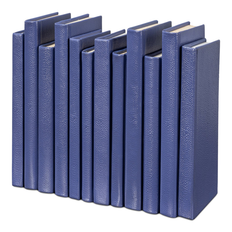 Livre Shagreen fait à la main et décoratif, Bleu