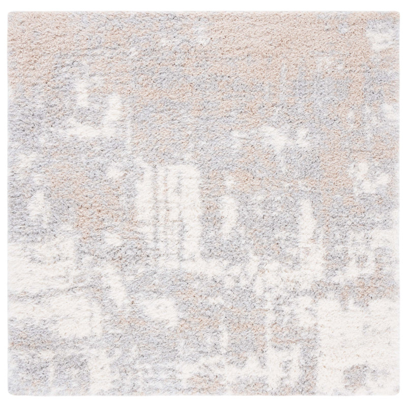Sandalia Performance Abstract Rug, Square 6'7"