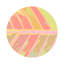 Sous-verres ronds en cuir tropical-119015390