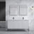 Kinser 61" Double Bathroom Vanity with Resin Top-789246471-740626958