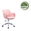 Chaise de travail en microfibre Cindy-538285227