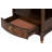 Modern Style 1Pc End Table With Pull Out Tray, Drink Table