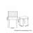 American style retro dressing table