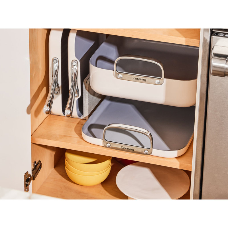 Caraway Batterie de cuisine carrée 5 pièces, Crème