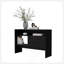 Console noire avec deux portes-293677438