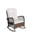 Chaise berçante d'extérieur en osier à assise large (sans la table)-525723003-525723001