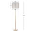 Lampe sur pied 62 po Isolde