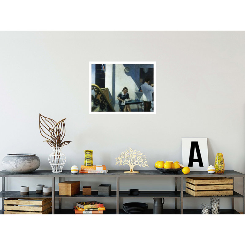 Barber Shop par Edward Hopper - Impression giclée, H 22 po x l 28 po