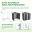 Remise de rangement en métal l 6 pi x P 4 pi avec porte verrouillable (24 pieds carrés)