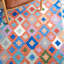 Tapis orange / bleu Horwich-1864288634