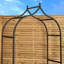 2.4M X 1.1M Baroque Steel Garden Flower Rose Arch