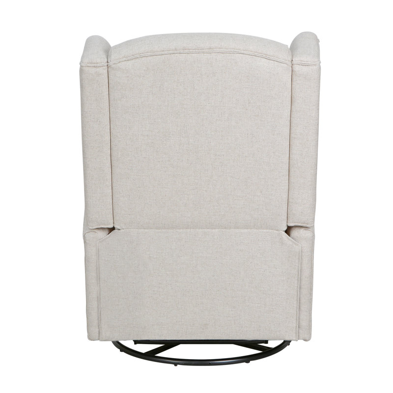 Swivel Reclining Glider, Canvas Polyester Blend