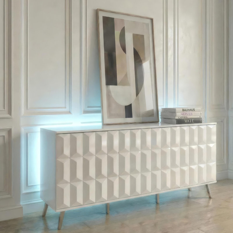 ELEVATE 151cm Sideboard, White