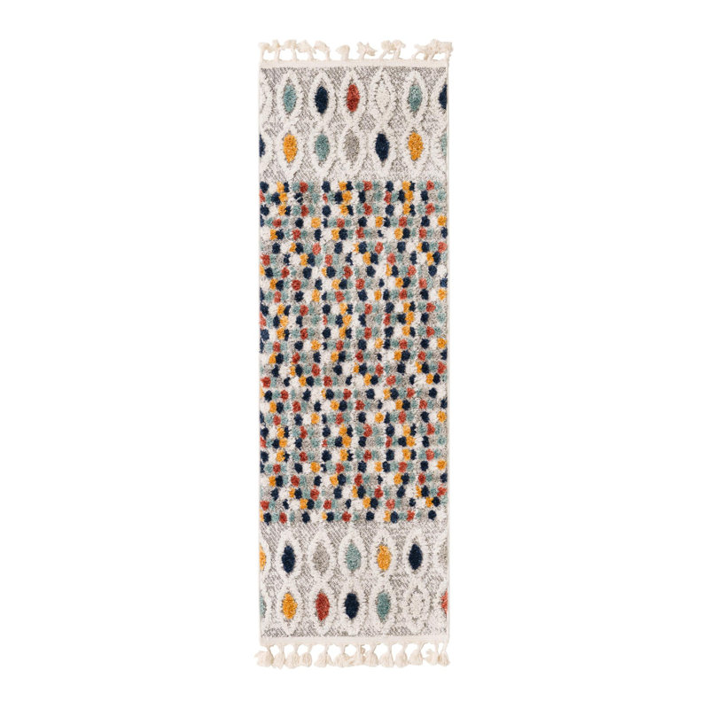 Enciso Geometric Asheville Area Rug, Runner 2' x 6'