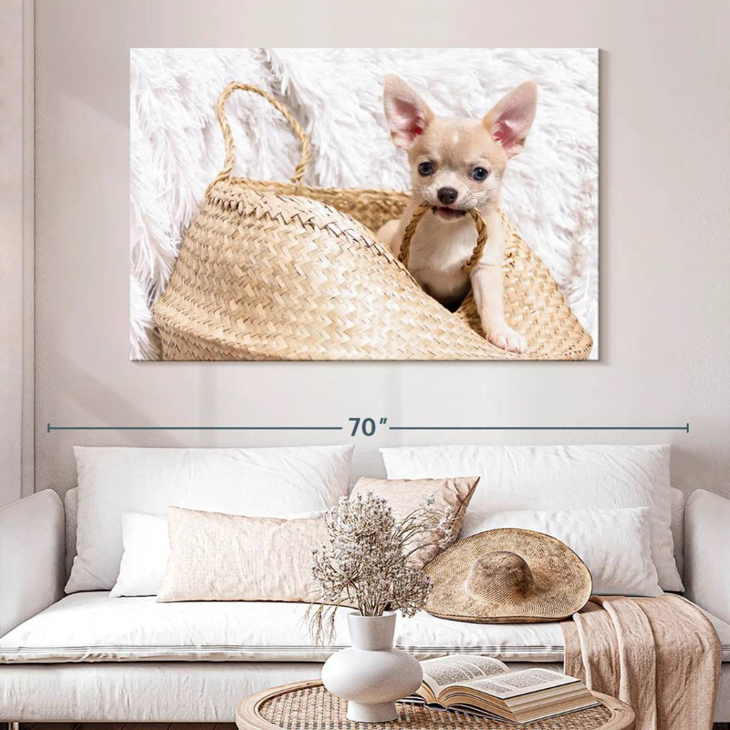 Rowdy Chihuahua, 34" H x 51" W