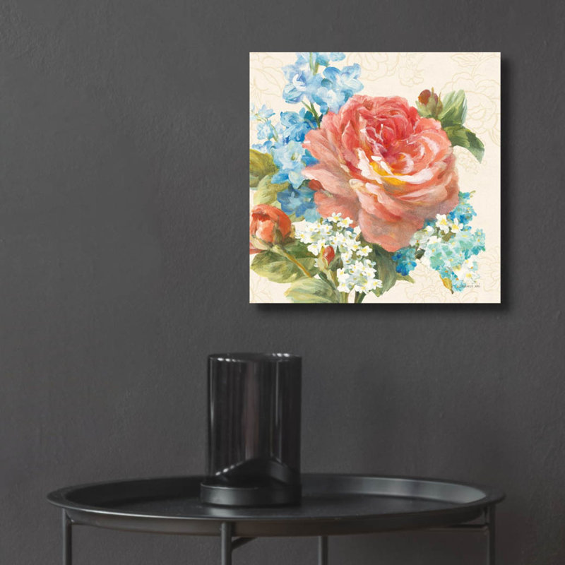  'June Abundance 1' by Danhui Nai Acrylic Glass Wall Art, 36" x 36", 12" H x 12" W x 0.13" D