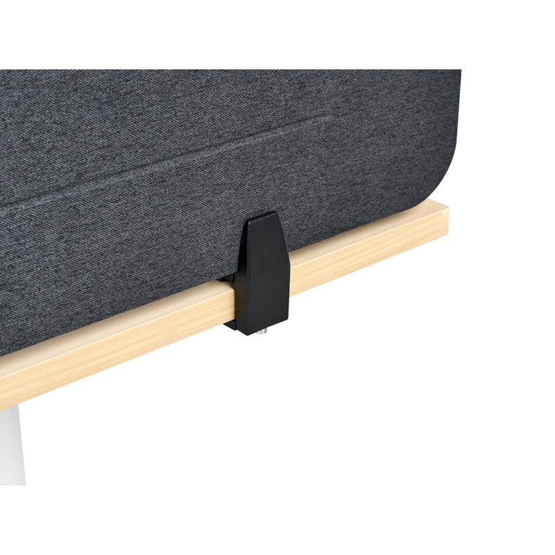 Desk Dividers, Grey, 40cm H x 160cm L