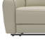 Canapé Cobe, fauteuil inclinable manuel, 41 po, bois massif, cuir fleur-101759030