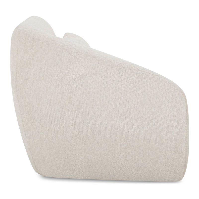 Anson Left Arm Facing Chair, Warm White