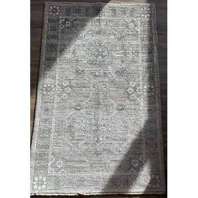 Tiny Knots Hand Woven Wool Area Rug