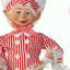 17" Fabric Bendable Candy Chef Elf  Set Of 2