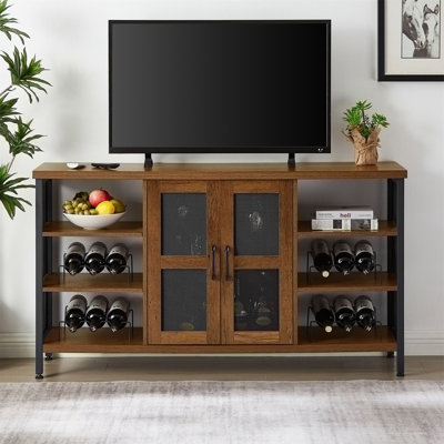Industrial Wine Bar Cabinet