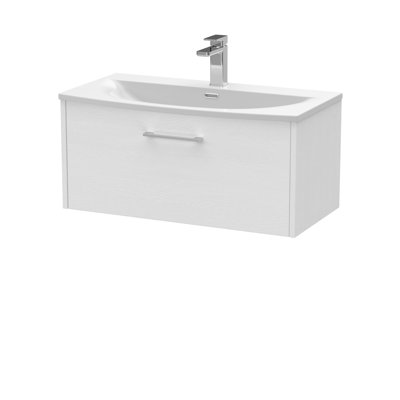 Juno 800mm Single Bathroom Vanity with Integrated Vitreous China Basin