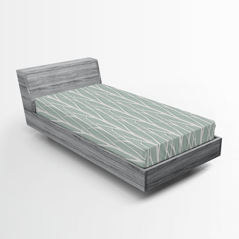 Drap-housse Ambesonne Trees Winter Forest Woods, Drap-housse simple TG