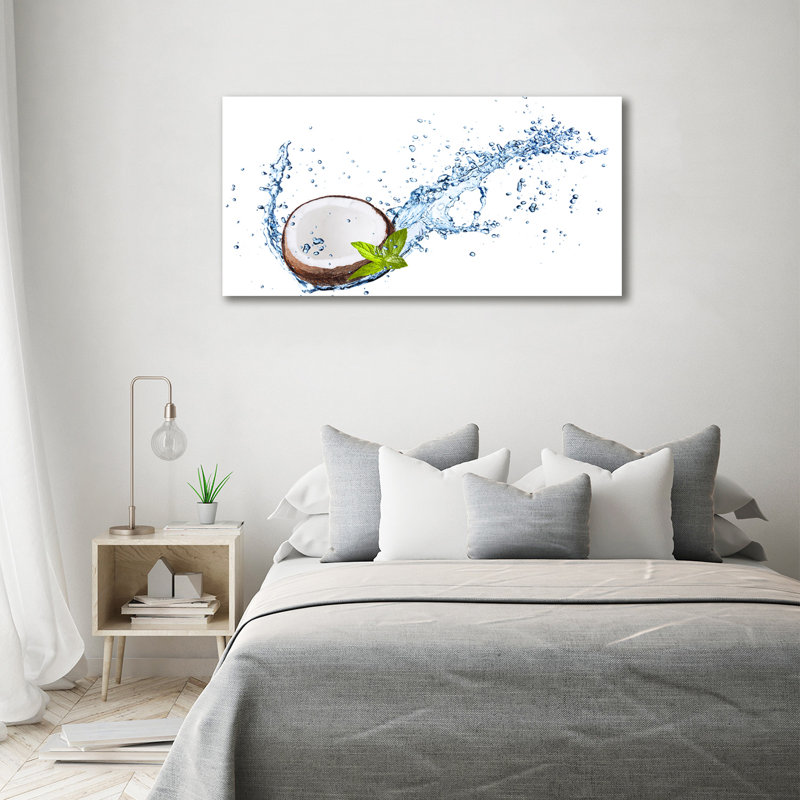 Coconut And Water - No Frame Print on Canvas
