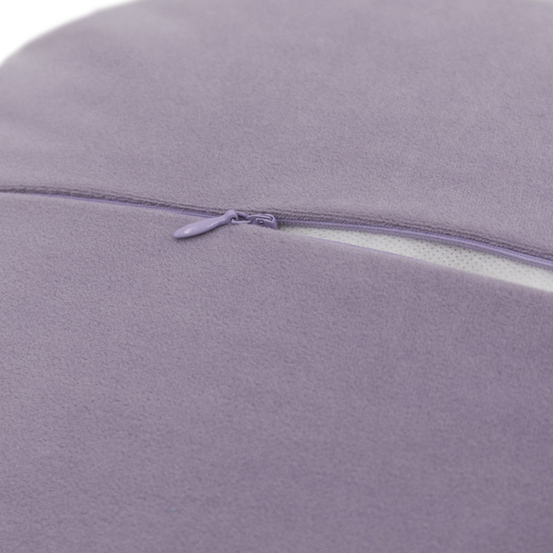 Coussin décoratif décoratif avec coussin décoratif fait à la main fleur 3D avec insert pour décoration intérieure, Mauve