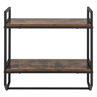 Sadiah 2 Piece Metal Tiered Shelf