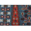 Tapis bleu unique de 9 pi 2 po x 12 pi