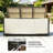 Garden Wicker Deck Box,Outdoor Storage Box,Waterproof Storage Box