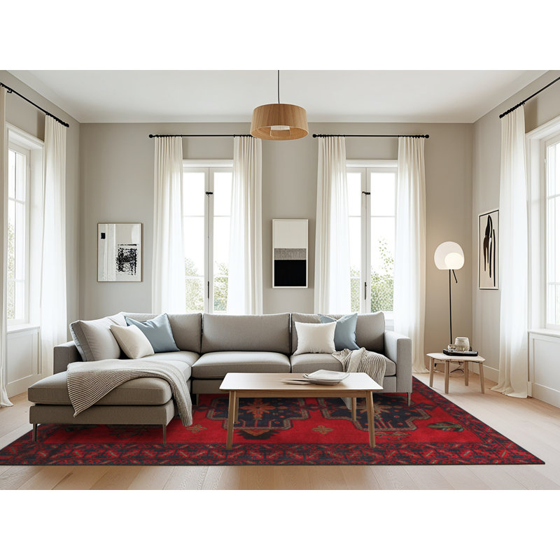 Tapis oriental oriental / noir / crème, Rectangle 8 pi x 12 pi