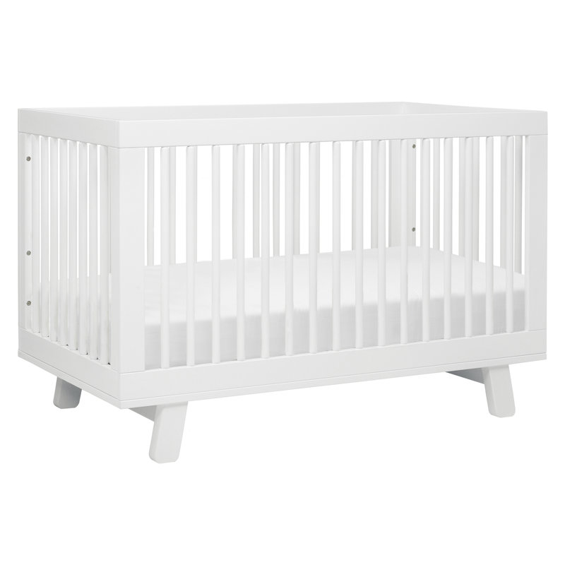 Hudson 3-in-1 Convertible Crib, White