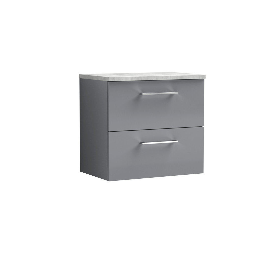 Arno 605mm Wall Hung Single Vanity Base