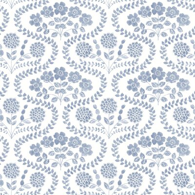 York Wallcoverings Floral Roll | Wayfair