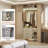 30'' W Closet System with Wooden Drawers-1083823814
