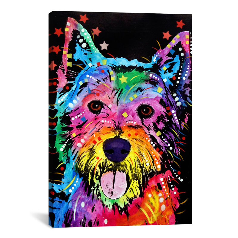 Art sur toile westiegraphic, H 40 po x l 26 po x P 0,75 po, Toile tendue