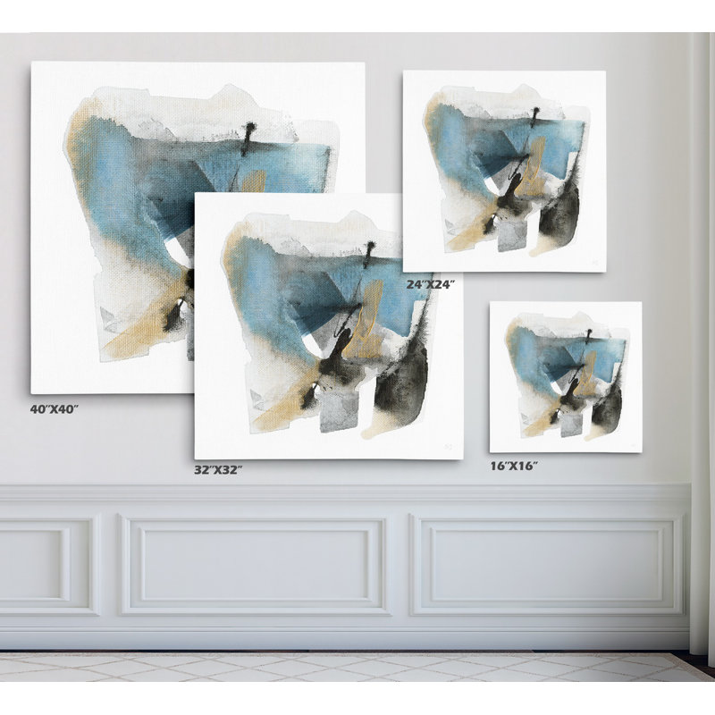 " Artesian Spring II ", 16" H x 16" W x 1.5" D, Wrapped Canvas