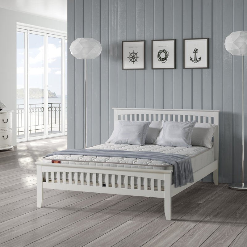 Alyn Bed, White, Small Double (4')